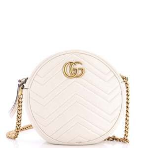 Gucci Gg Marmont Round Shoulder Bag #254151G11B